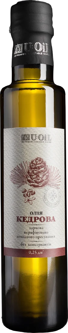 Олія кедрова — cold pressed oil | U:OiL