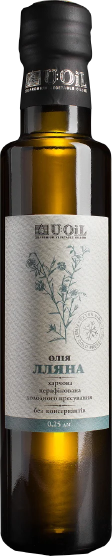 Олія лляна — cold pressed oil | U:OiL