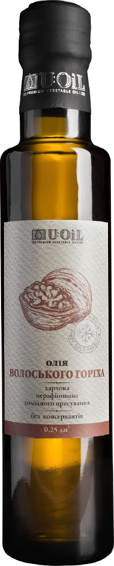 Олія волоського горіха — cold pressed oil | U:OiL