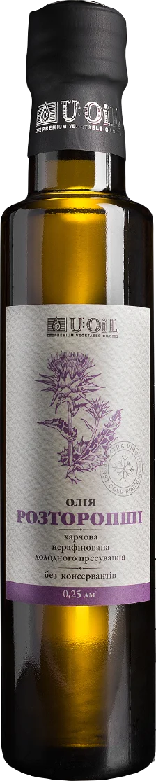 Олія розторопші — cold pressed oil | U:OiL